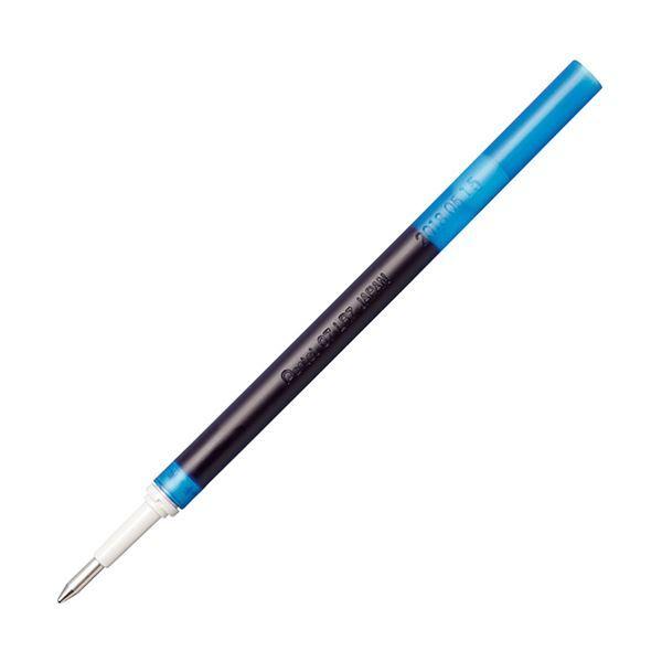 （まとめ）ぺんてる ゲルインキボールペン ノック式エナージェル インフリー 替芯 0.7mm ブルー XLR7TL-C 1セット（10本）〔×10セット〕
