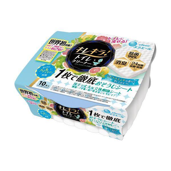 （まとめ）大王製紙 エリエール キレキラ シトラスミントの香り 本体 1パック（10枚）〔×20セット〕