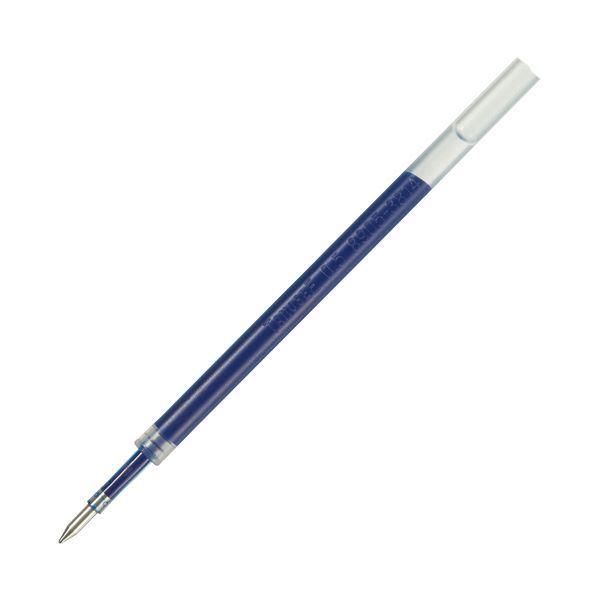 （まとめ）TANOSEE ノック式ゲルインクボールペン替芯 0.5mm 青 1パック（5本）〔×20セット〕