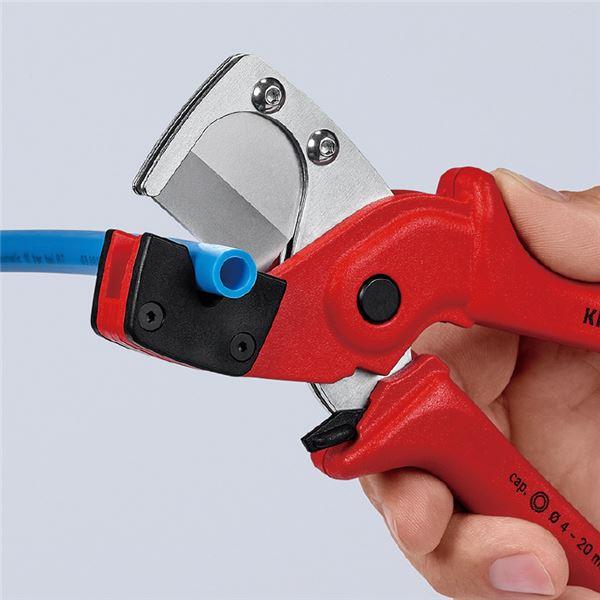 KNIPEX クニペックス パイプカッター 多層菅・空圧式ホース用 9010-185SB 工具 作業工具 道具 ツール DIY_2