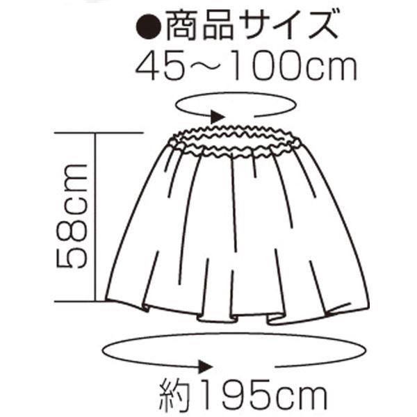 （まとめ）衣装ベース マント・スカート グレー〔×10セット〕｜powerstone-kaiundou｜02