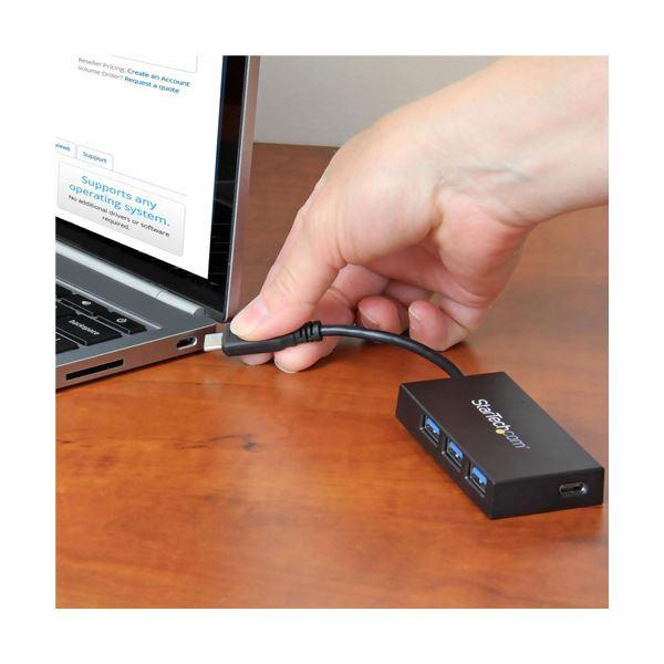 StarTech.com USB-C接続4ポートUSB 3.0ハブ HB30C3A1CFB 1台_4