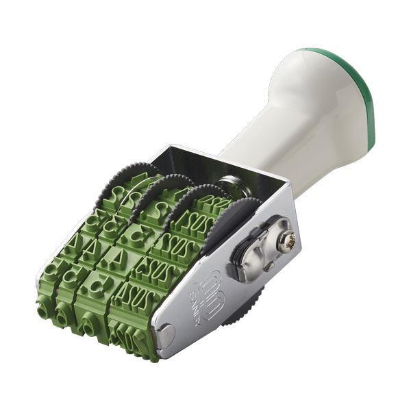 （まとめ）サンビー テクノタッチ回転印 本西暦日付 3号 ゴシック体 TK-CR03 1個 〔×3セット〕