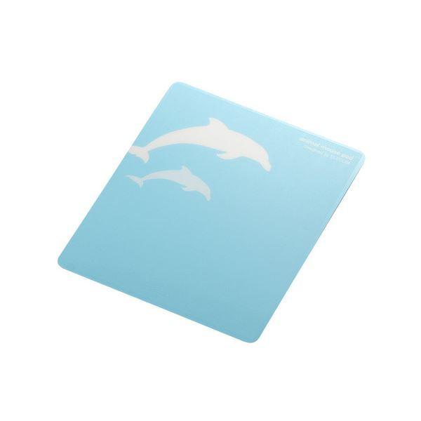 （まとめ）エレコム レーザー＆光学式マウス対応マウスパッド animal mousepad イルカ MP-111D 1枚 〔×5セット〕