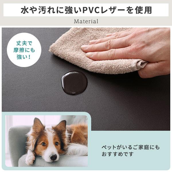 座布団 アイボリー 10枚セット 日本製 スクエア クッション フラット シート 42×42 cm PVC 合皮 レザー シンプル モダン デザイン_9