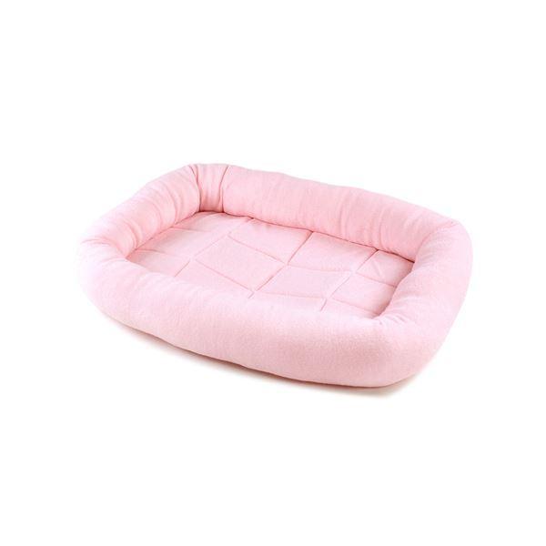 （まとめ） タオルマット S ピンク 〔×5セット〕 （ペット用品）
