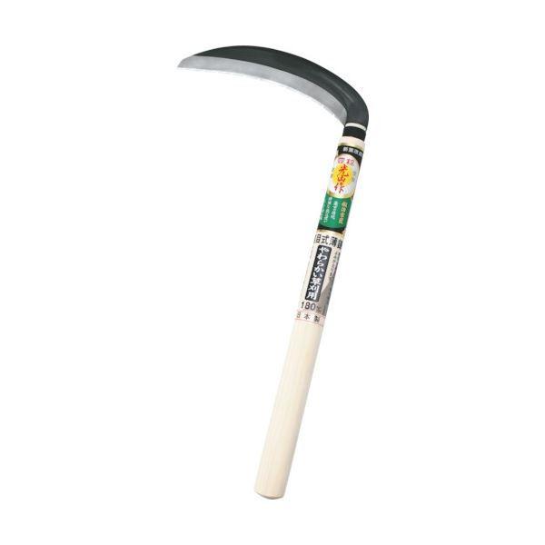 (まとめ) 豊稔企販 光山作 裏目式薄鎌 180mm HT-0346 1丁 〔×3セット〕