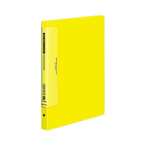 コクヨ 読みやすい書き付け(ウェーブカットポケット・替紙式) A4タテ 30穴 17衣嚢属する 背幅27粍 黄 ラ-T720Y 1仕掛ける(10冊) 文具、ステーショナリー-ファイル、ケース-クリアファイル