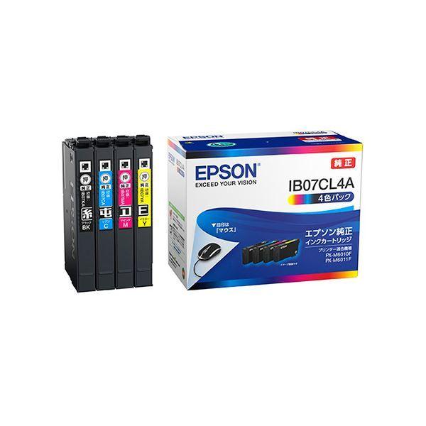 エプソン(EPSON) 〔純正〕 インクパック 4色パック(ブラック、シアン、マゼンタ、イエロー) IB07CL4A