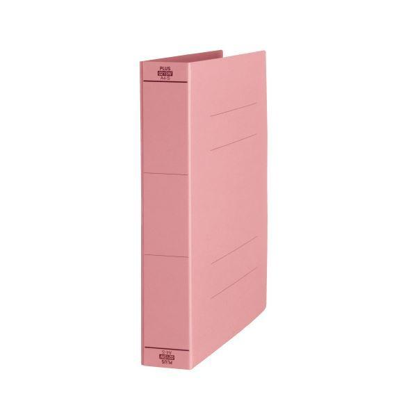 (まとめ) プラス フラットファイル 厚とじ No.021SW ピンク 10冊 〔×3セット〕