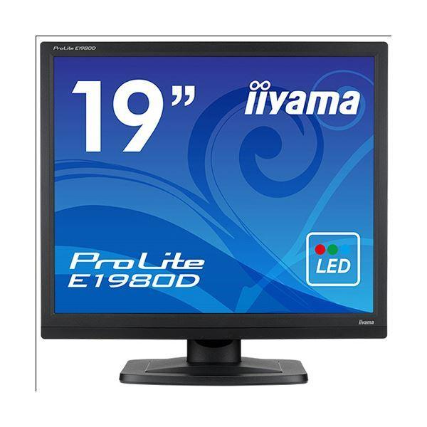 iiyama ProLite19型スクエア液晶ディスプレイ ブラック E1980D-B1 1台
