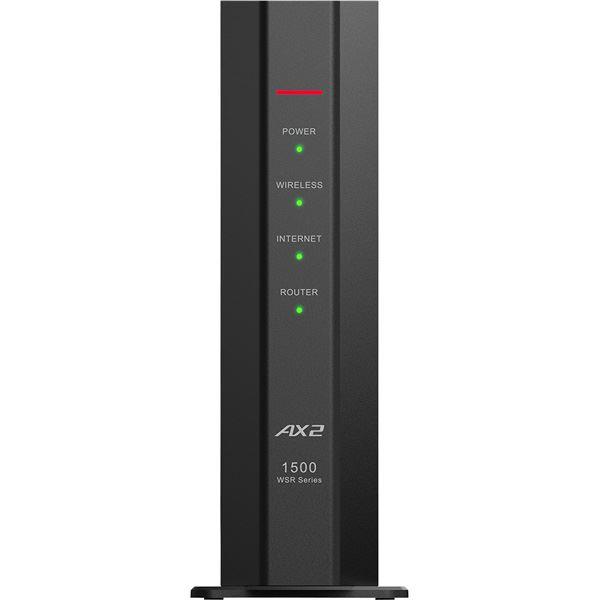 新製品在庫有り バッファロー 無線LAN親機 11ax/ac/n/a/g/b 1201+300Mbps ブラック WSR-1500AX2B-BK