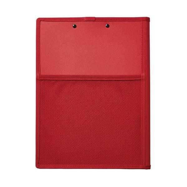 キングジム オールインクリップボード（カバー付き） A4タテ 赤 5995アカ 1セット（5枚）_1