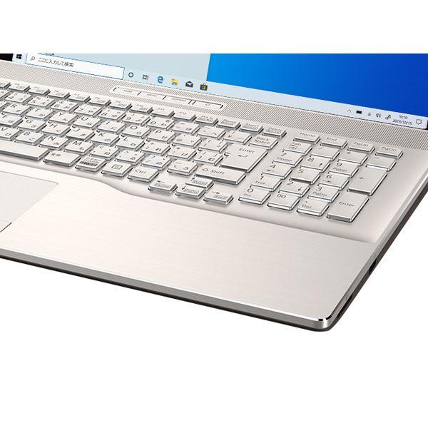 FUJITSU LIFEBOOK NH90/H1 シャンパンゴールド (Corei7-12700H/16GB/SSD・512GB/Blu-ray/Win11Home64/Office Home ＆Business 2021(個人向け)/17.3型) FMVN90H1G｜powerstone-kaiundou｜03