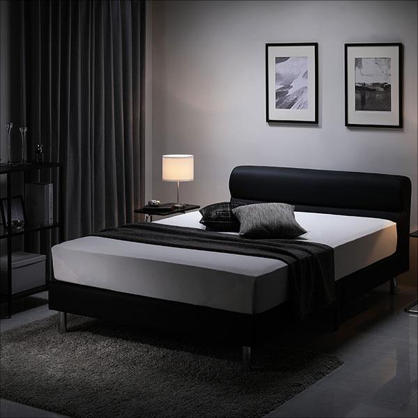 ベッド ローベッド シングル ベッドフレームのみ グレージュ 高さ調整 脚付 PVCレザー すのこ |  | 08