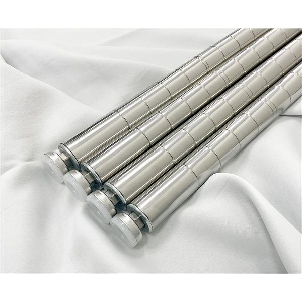〔4本セット〕 SUS304 ステンレスポール 直径25.4×700mm 部品 パーツ インテリア家具 インテリア雑貨 プロフェイス_1