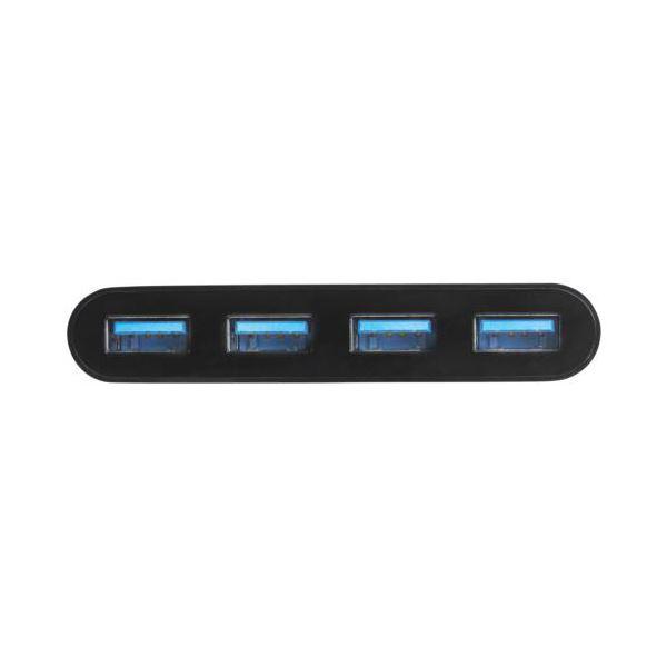 StarTech.com 4ポートUSB3.0ハブ USB Type-C接続 USB-A×4口 USBバスパワー対応 ブラックHB30C4AB 1個_2