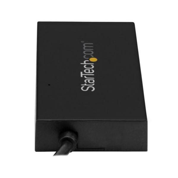 StarTech.com 4ポート USB3.0ハブ ブラック HB30A3A1CFB 1個_1