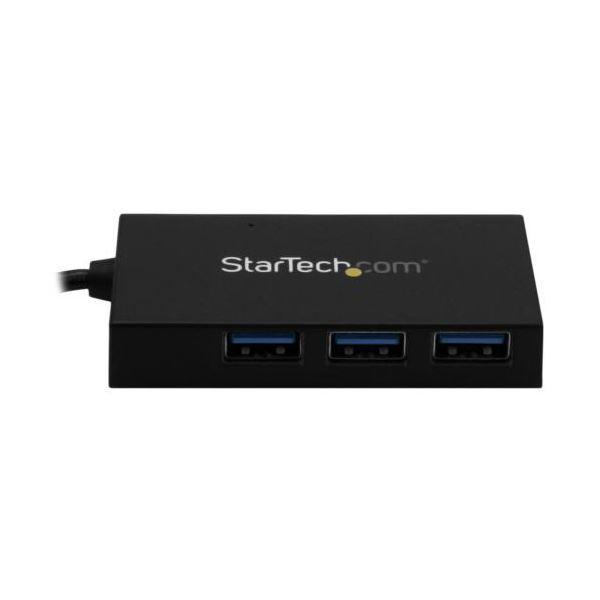 StarTech.com 4ポート USB3.0ハブ ブラック HB30A3A1CFB 1個_3