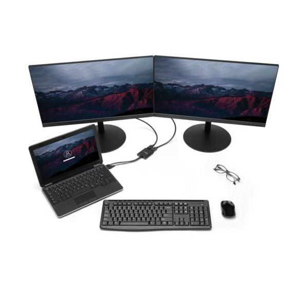 StarTech.com MSTハブ マルチモニタースピリッタ 4K対応 ミニディスプレイポート-ディスプレイポート×2口Windows用 ブラック MSTMDP122DP 1個_5