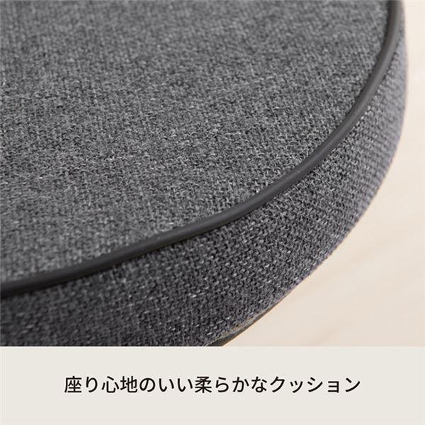 〔2脚セット〕クラシカルチェア（グレー） 折りたたみ椅子 カウンターチェア スチール イス 背もたれ付 コンパクト スリム キッチン パイプイス モダン カフ..._2