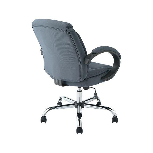 ナカバヤシ サポートクッションエグゼクティブチェア 肘付 グレー CCF-601GY 1脚 組立式_1