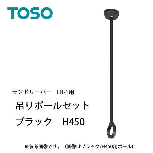 ランドリーバー LB-1 吊りポールセットBK(ブラック) 450 30020009の画像