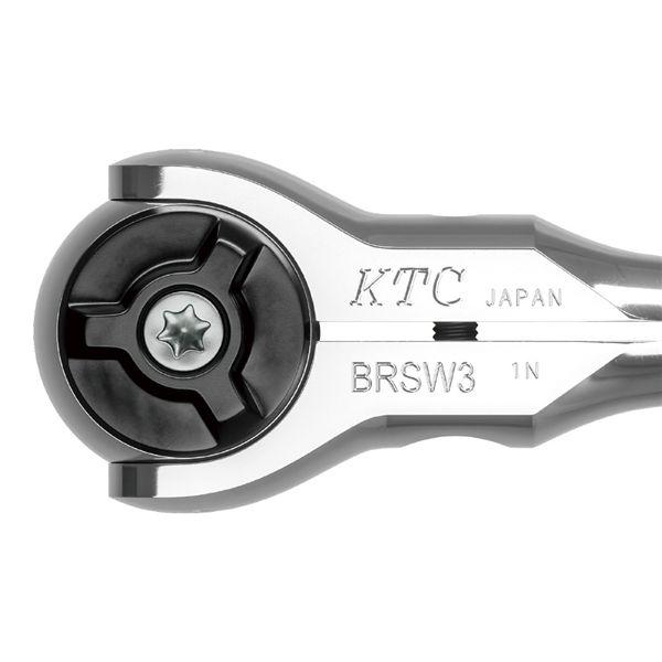 KTC 京都機械工具 9.5SQ スイーベルラチェットハンドル BRSW3 工具 ツール DIY 作業工具_3