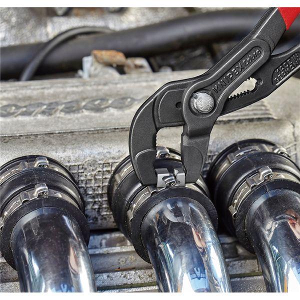 KNIPEX クニペックス ホースクリッププライヤー 滑り止めプラスチックコーティング 全長250mm 8551-250C 工具 ツール DIY_2