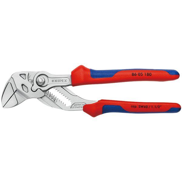 KNIPEX クニペックス プライヤーレンチ コンフォート サイズ55×20×180mm パック入 8605-180SB 工具 ツール DIY 作業工具_2