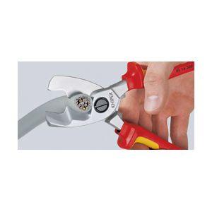 KNIPEX クニペックス 1000V絶縁ケーブルカッター 全長200mm 9516-200 工具 ツール DIY 作業工具_2