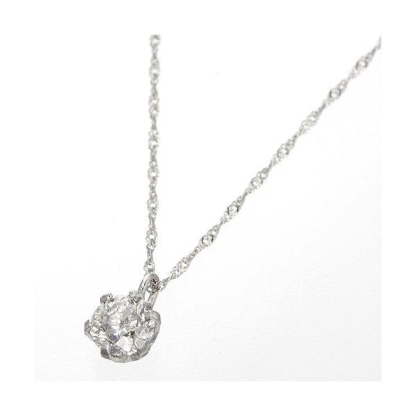 純プラチナ0.3ct ダイヤモンドペンダント/ネックレスの画像