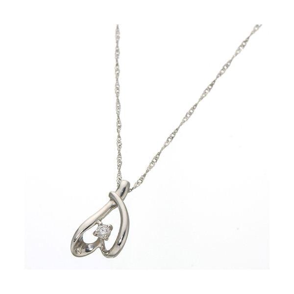 Pt900 プラチナ ダイヤモンド0.03ct ペンダントの画像
