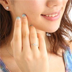 プラチナ0.3ct ダイヤリング 指輪 9号の画像