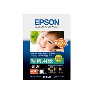 特価のお買い エプソン EPSON 写真用紙〔光沢〕 A4 KA4100PSKR 1冊(100枚)