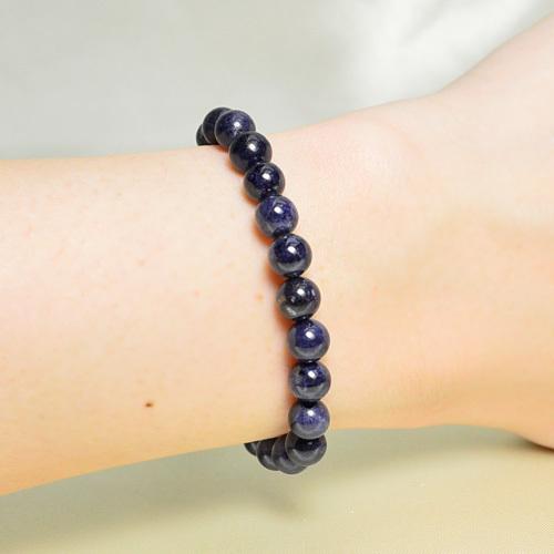 パワーストーン ブレスレット ブルーサファイア 6mm玉 AAAA 天然石 