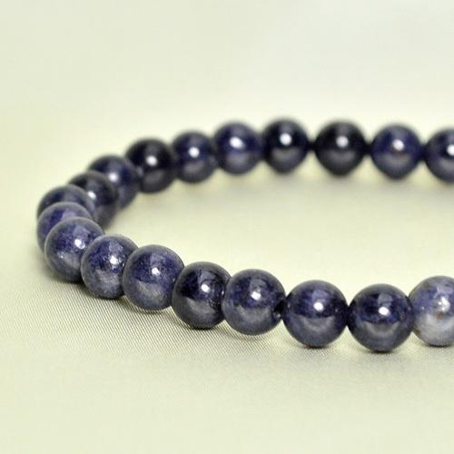 パワーストーン ブレスレット ブルーサファイア 6mm玉 AAAA 天然石 