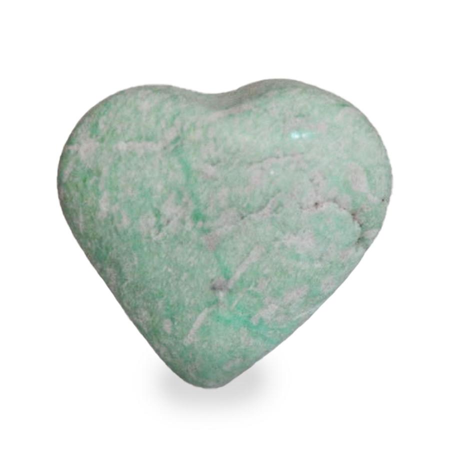 アマゾナイト ハート 産地 ブラジル Amazonite 天河石 希望の石 ホープストーン 天然石 鉱物 1点もの 現品撮影 AMZH-10 ...