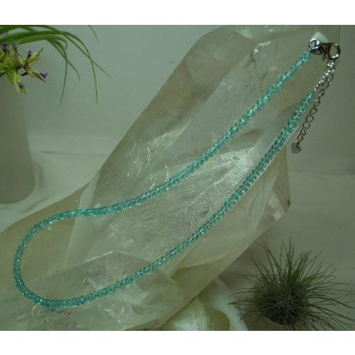 ネオンブルーアパタイト ネックレス 金具 シルバー 925 apatite 燐灰石 天然石 鉱物 ジュエリー アクセサリー 1点もの 現品撮影 APN-12 トルマリン専門店ニューウェーブ - 通販 - Yahoo ショッピング