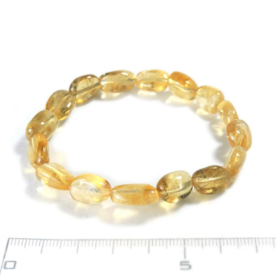 シトリン ブレスレット Citrine 黄水晶 11月 誕生石 ジュエリー アクセサリー 天然石 鉱物 1点もの 現品撮影 CIB-1 |  | 02