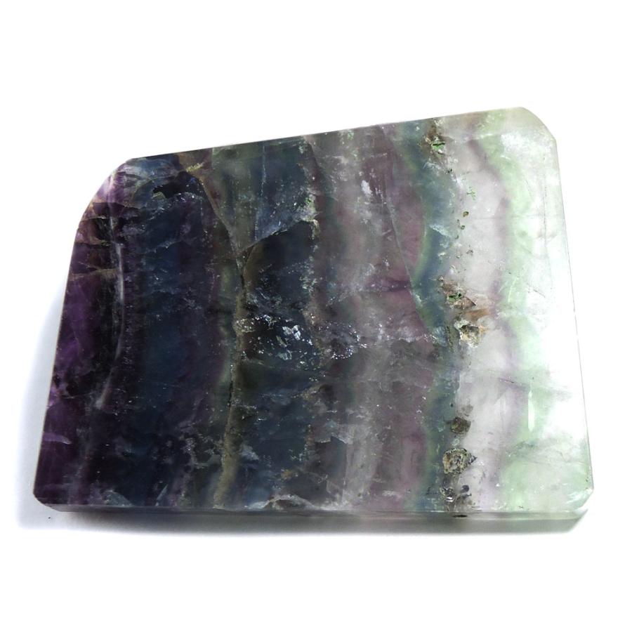 フローライト　フッ素石　天然石プレート フローライト 磨き プレート スライス Fluorite 蛍石 フロー