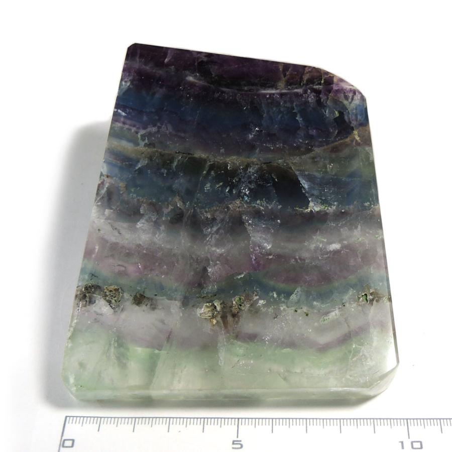 フローライト　フッ素石　天然石プレート フローライト 磨き プレート スライス Fluorite 蛍石 フロースパー