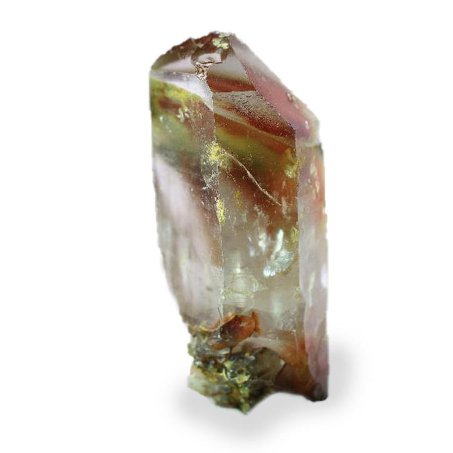 レッドガーデンクォーツ ポイント 原石 産地 ブラジル Garden Quartz