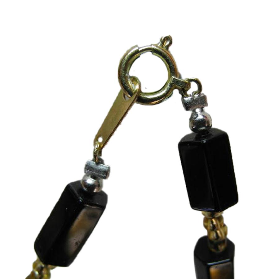 ブラックトルマリン ネックレス 金具 ゴールド K18 black tourmaline 