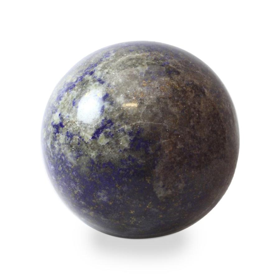 ラピスラズリ スフィア 丸玉 ボール 産地 アフガニスタン lapis lazuli 瑠璃 12月 誕生石 天然石 鉱物 1点もの 現品撮影 RABA-9の画像