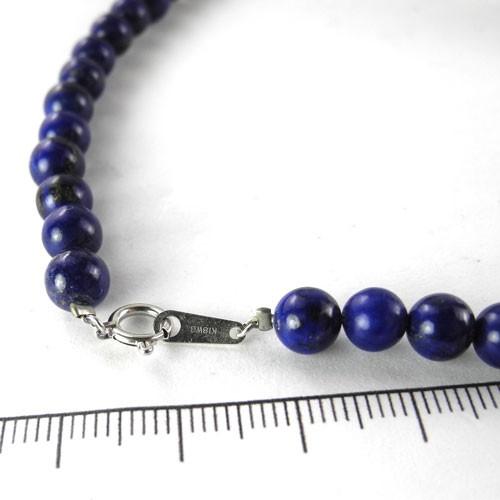 ラピスラズリ ネックレス 金具 K14 ホワイトゴールド lapis lazuli 瑠璃 12月 誕生石 天然石 鉱物 ジュエリー アクセサリー 1点もの 現品撮影 RAPN-33_2