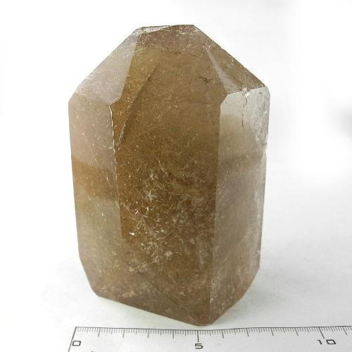 ゴールドルチル ポイント 磨き 11.5x6.3x6.7cm 878g 産地 ブラジル RCR