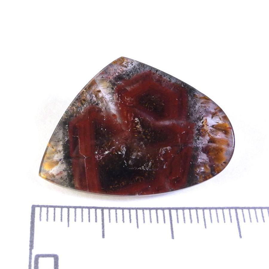 レッドパッションクォーツ レッドパッション アメジスト ルース 原石 産地 ブラジル アメシスト 紫水晶 2月 誕生石 天然石 鉱物 1点もの 現品撮影 RPQ-20の画像