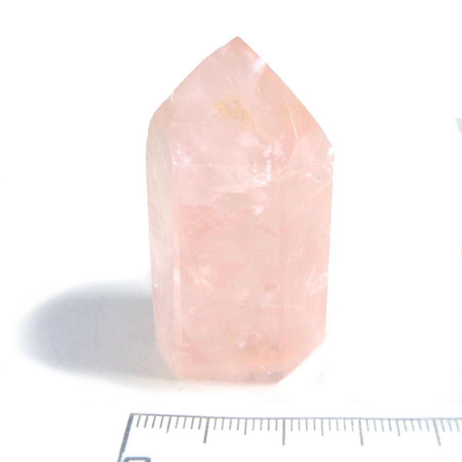 ローズクォーツ ポイント 原石 産地 ブラジル Rose Quartz 紅水晶 紅