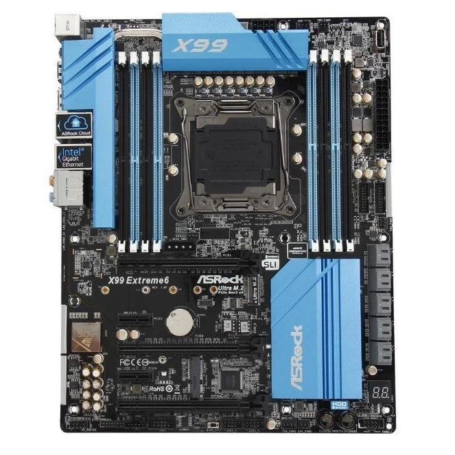 ASRock X99 Extreme6 LGA 2011-v3 Intel SATA 6Gb/s USB 3.0 ATX